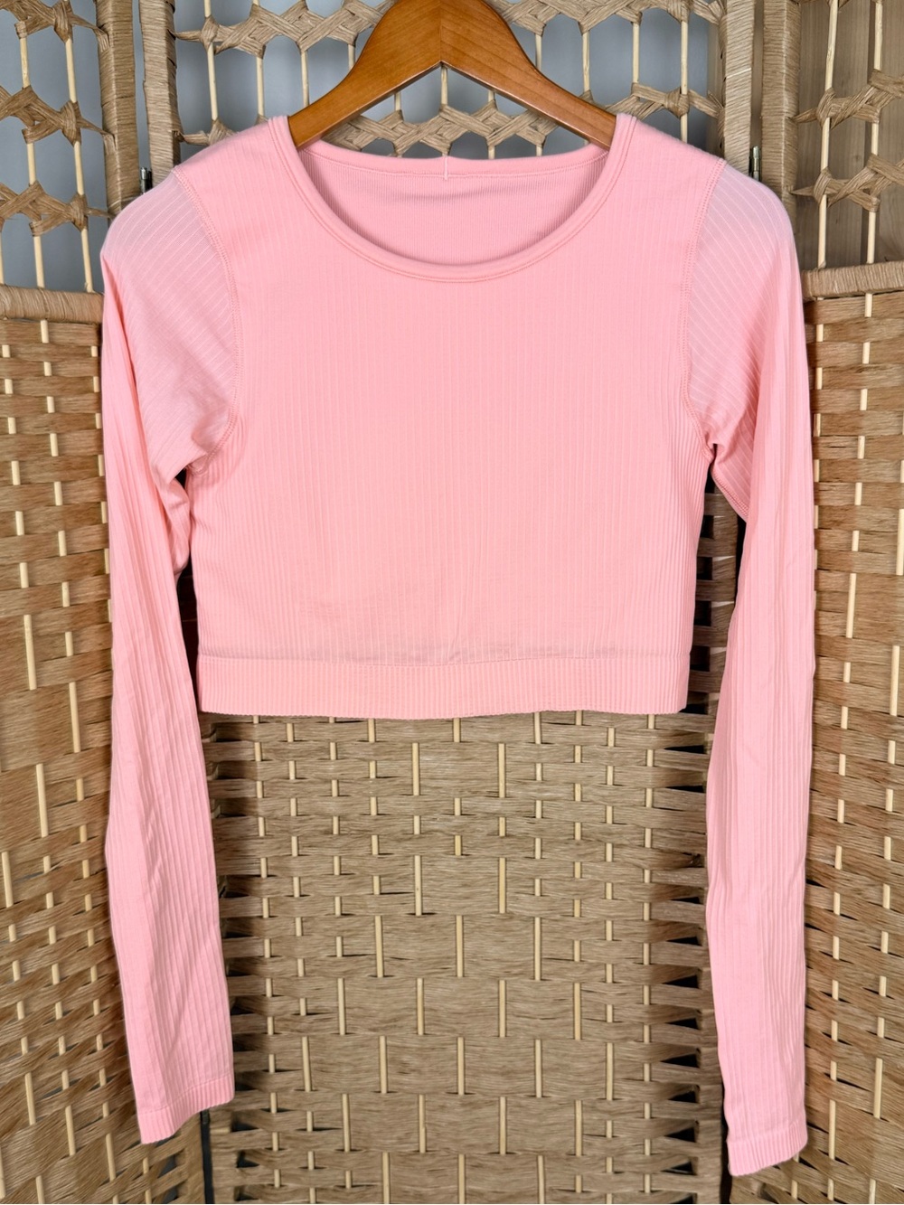 Lululemon Ebb to Street Long Sleeve Size 8 Dew Pink